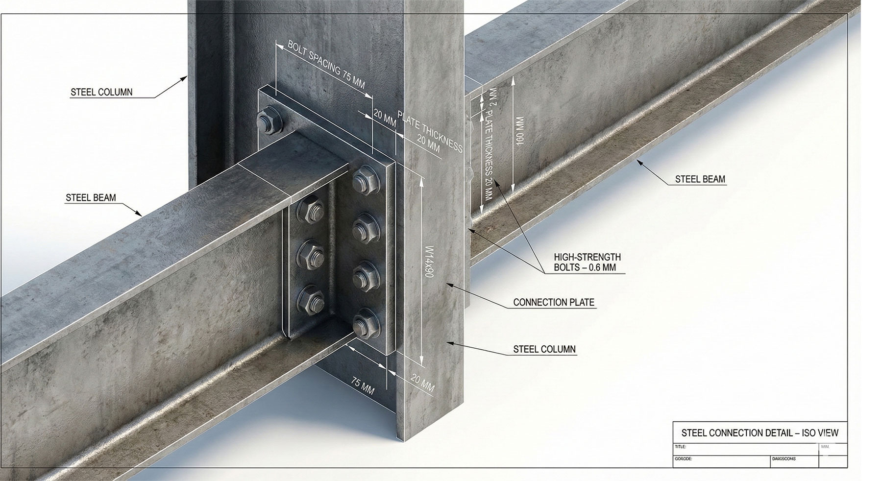 How to Draw Structural Details in AutoCAD: Steel & Concrete + Free Blocks