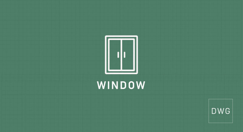 Window Plan & Elevation AutoCAD Pack (Free DWG)