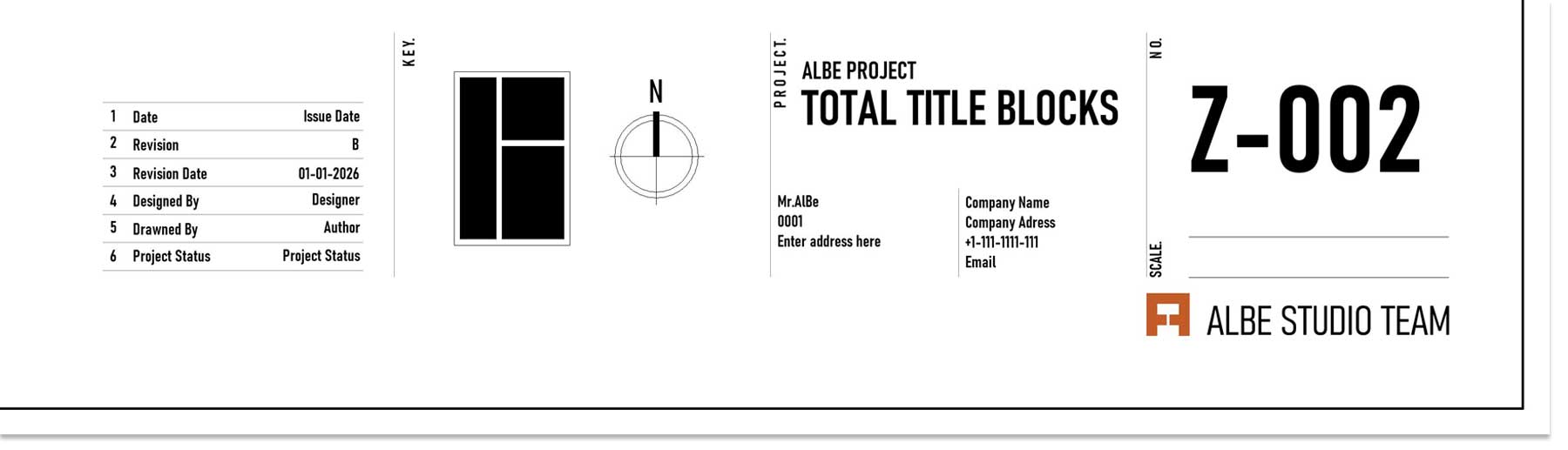 Professional Revit Title Blocks for Architecture and Interior Design