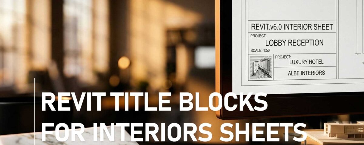 Revit Interior Title Blocks: Minimalist Sheet Layouts