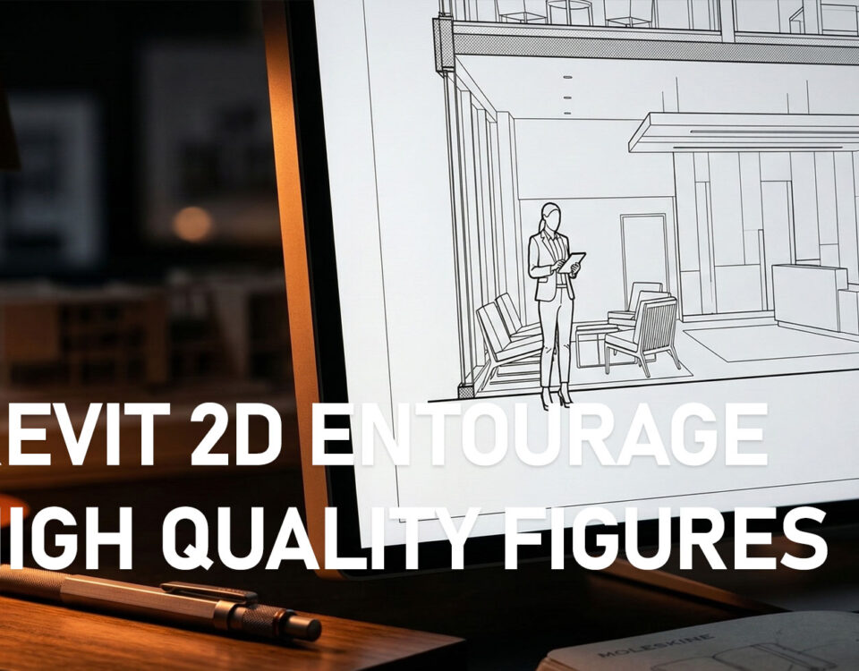 Revit Interior 2D Entourage: High Quality Figures
