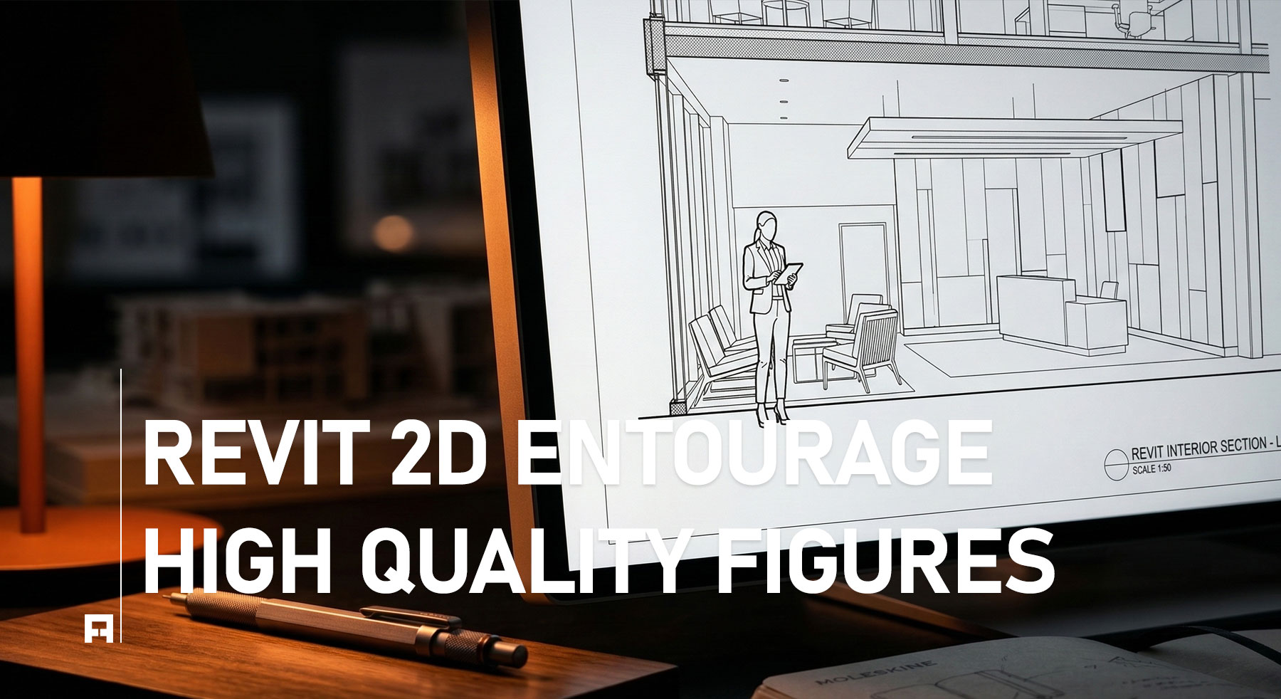 Revit Interior 2D Entourage: High Quality Figures